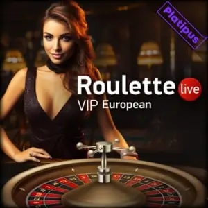Platipus live roulette european vip
